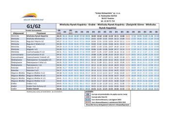 Nowe rozkłady jazdy ADL Aktualności wieliczka eu
