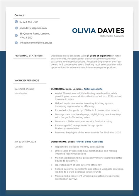 Modern Cv Template Word Free Download 2023 Resumekraft 48 Off