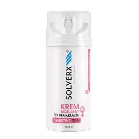 SOLVERX Krem micelarny do demakijażu twarzy SENSITIVE SKIN 100ml