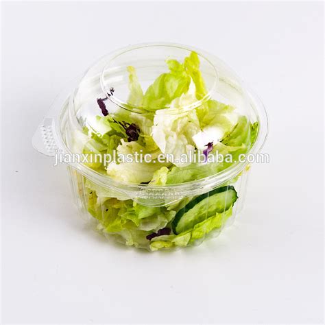 Clear Plastic Blister Vegetable Packaging Fruit Vegetable Salad Box