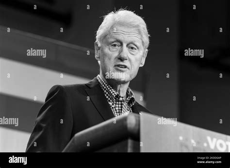 Former President Bill Clinton Speaks During Election Campaign Rally For
