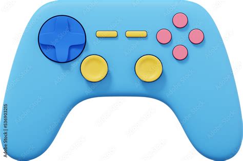 Realistic Console Game Controller Multicolored Png Icon On Transparent
