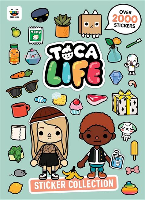 Toca Life Sticker Collection Toca Boca Golden Books Golden Books 9781524770778