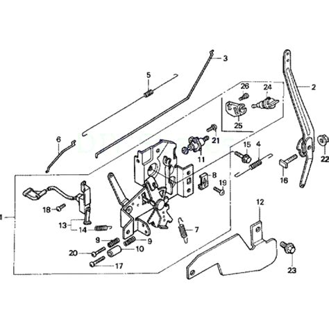 Speed Control Assembly For Honda Hrd Mem Pro Lawnmower L S Engineers