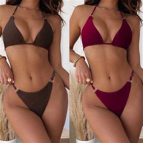 Set Bikini Estivi Costumi Da Bagno Sexy Con Fasciatura Costumi Da Bagno