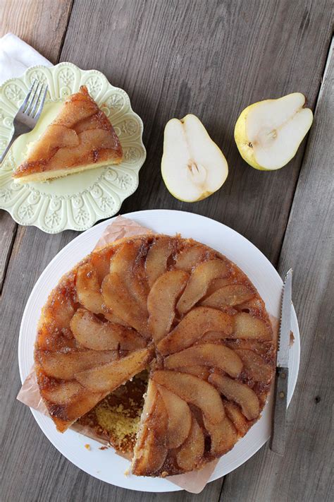 Spiced Pear Upside Down Cake Love Grows Wild Best Recipe