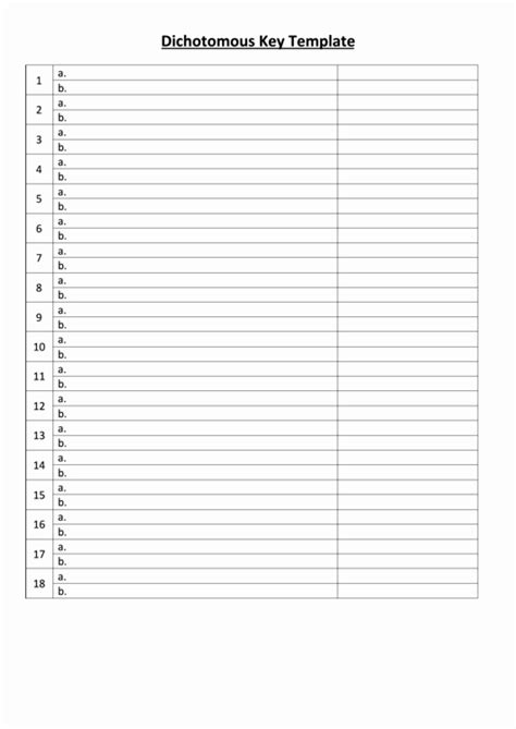 50 Dichotomous Key Worksheet Pdf