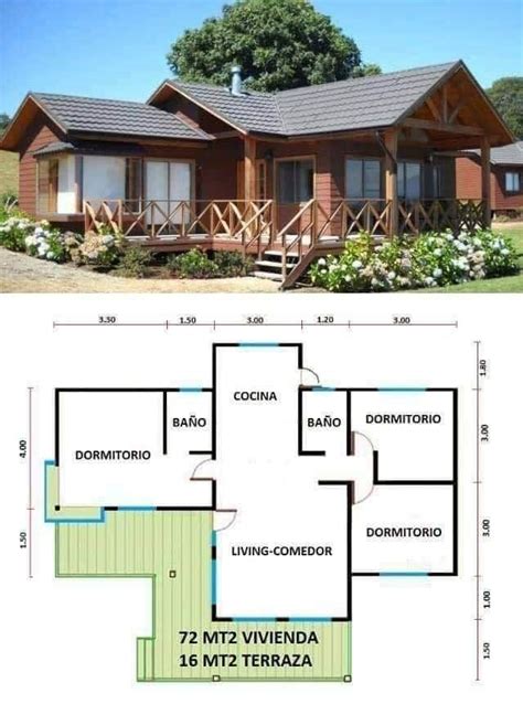 Plano Para Peque A Caba A De Madera Modelos De Casas Prefabricadas