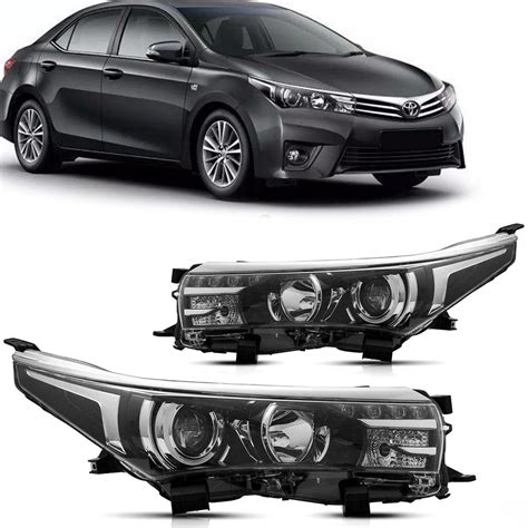 Farol Corolla 2014 2015 2016 2017 LED TYC SBC Peças Autopeças e