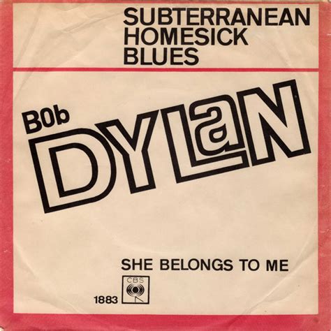 Bob Dylan - Subterranean Homesick Blues (1965, Vinyl) | Discogs