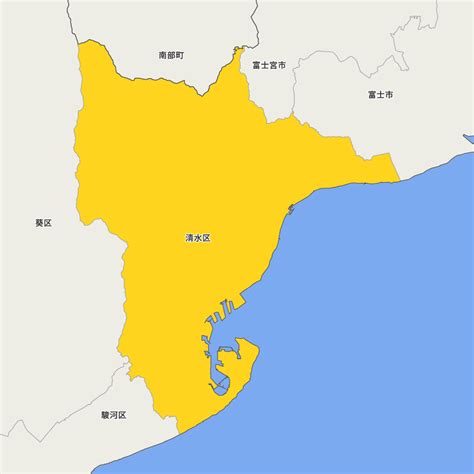 静岡県静岡市清水区の地図 Map It マップイット