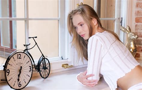 Wallpaper Windows Long Hair Model Brunette Gorgeous Posing Beautiful Face Photoshoot For