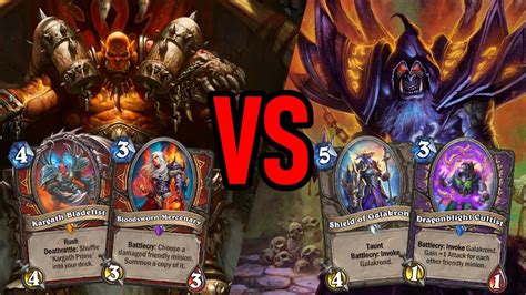 LEGEND FINAL BOSS GALALOCK VS ENRAGE WARRIOR Hearthstone YouTube