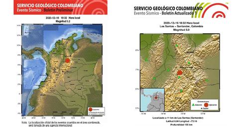 Fuerte Temblor Se Sintió En Varias Ciudades De Colombia Hoy Miércoles