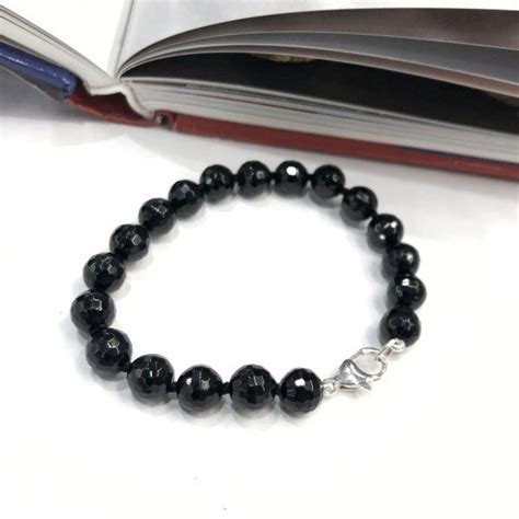 Pulsera De Turmalina Negra Piedra Protectora Tienda Online Laja Y Pic N