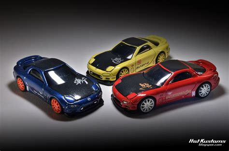 Hot Kustoms Mini Cars Hot Wheels Mazda Rx With Garage Wheelset