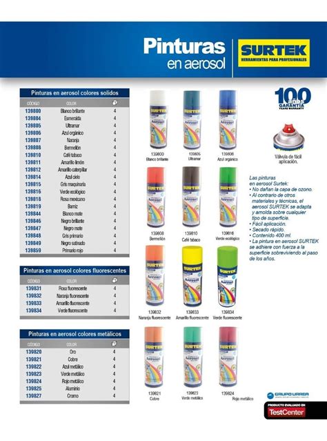 Pinturas En Aerosol 400ml Secado Rápido Esmeralda Surtek Hm4 57 00