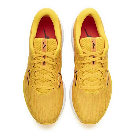 Mizuno Wave Rider 27 Wide Rich Yellow Orange