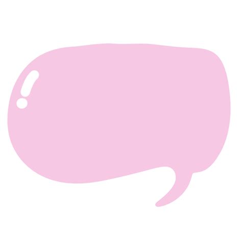 Pink Speech Bubble 22877256 Png