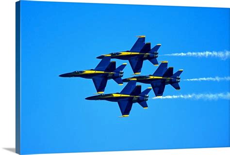 Blue Angels flying in formation Wall Art, Canvas Prints, Framed Prints ...