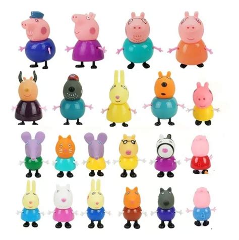 Kit Bonecos Peppa Pig Conjunto P S Parcelamento Sem Juros