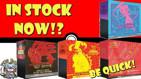 Surprise Pokémon Center Exclusive Elite Trainer Boxes In Stock Now Time To Buy Pokémon Tcg