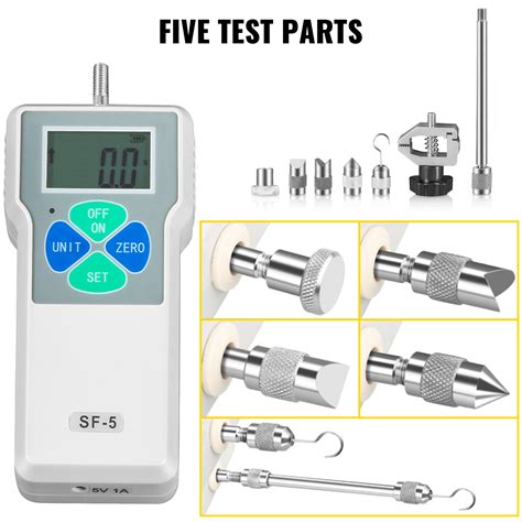 Vevor Digital Force Gauge N Kgf Lbf Push Pull Force Gauge W