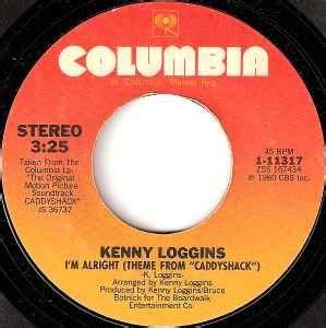 Kenny Loggins – I'm Alright (Theme From "Caddyshack") (1980, Pitman ...