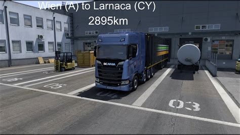 Euro Truck Simulator Promods Wien A To Larnaca Cy Timelapse