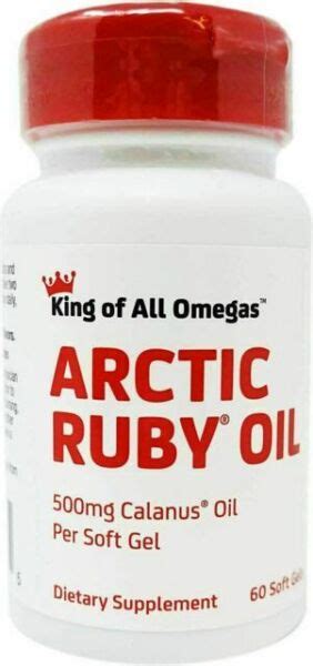 Arctic Ruby Oil Omega 3 With Astaxanthin 60 Cps For Sale Online EBay