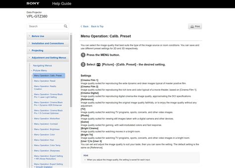Sony Vpl Gtz380 4k 10k Lumen Laser Owners Thread Page 24 Avs Forum