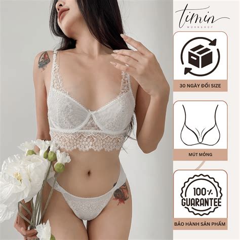 Tm Sexy Lace Lingerie Set With Foam Underwire And Gently Lifting Timin Workshop Design