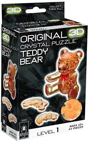 Bepuzzled Original D Crystal Puzzle Teddy Bear Fun Yet Challenging