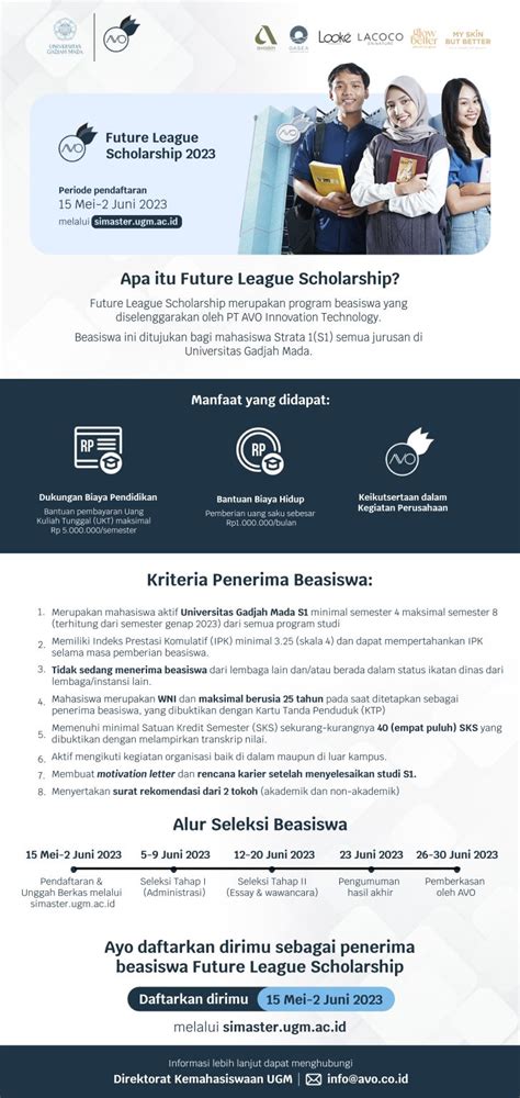 Info Beasiswa Future League Scholarship Himatika Ugm