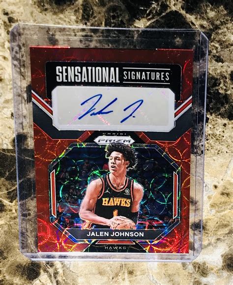 2021 22 Panini Prizm Jalen Johnson Ruby Auto Christopher Hester Flickr