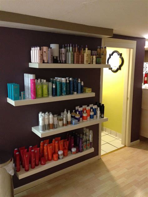 Salon Product Display Shelves