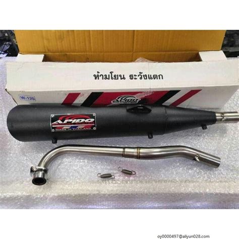 Exhaust Mufflers Audi Apido Pipe Wave 125 1set Original Thailand