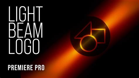 Silhouette Light Beam Logo Reveal Template For Premiere Pro Youtube