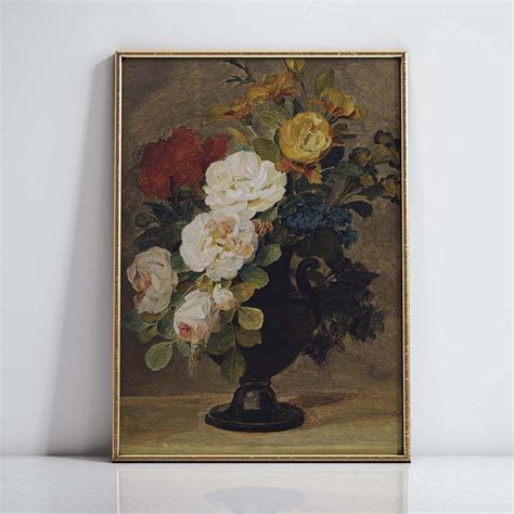 Victorian Bouquet Artwork Printable And Downloadable