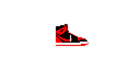 Jordan 1 Chicago Bulls Pixel Art