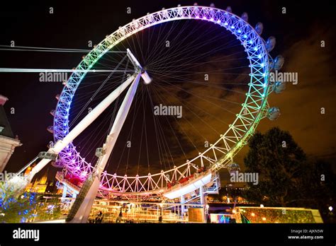 London Eye At Night Inside