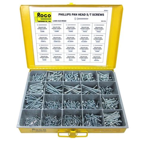 Rogo Fastener Co Inc Phillips Pan Head S T Screws