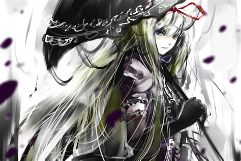 Bicolored Eyes Blonde Hair Dress Gloves Long Hair Ribbons Touhou Umbrella Yakumo Yukari