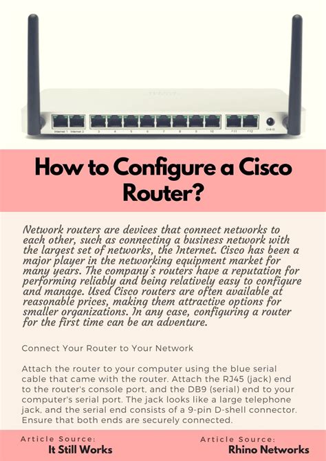 How to Configure a Cisco Router? by WillMeeson - Issuu