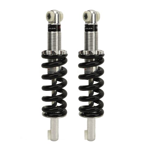 Pair Of 215mm Shock Absorber 2000 Lbs 8t Damping Adjustment Shocks