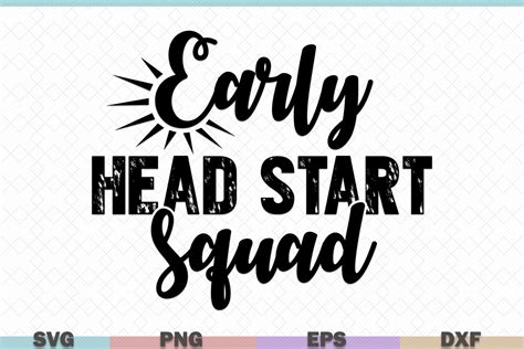 Early Head Start Squad Graphic By Svgitems · Creative Fabrica