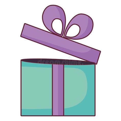 Icono Del Presente De La Caja De Regalo Ilustraci N Del Vector