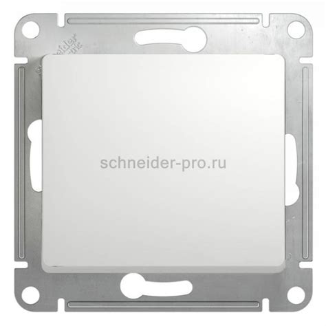 Кнопочный выключатель Glossa белый, GSL000115 купить по цене 258 руб ...