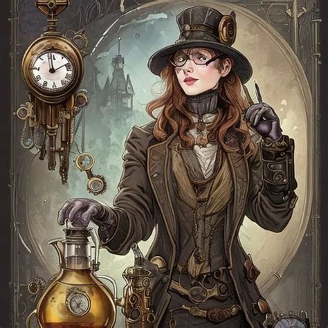 Edwardian Steampunk Alchemist