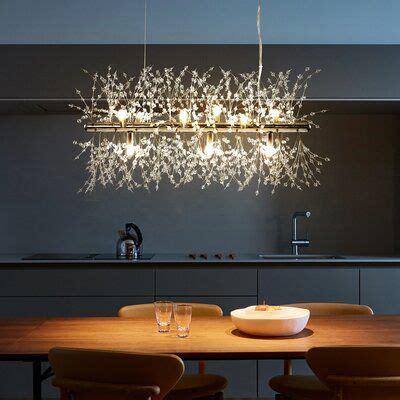 Everly Quinn Lakeyah Light Modern Led Crystal Pendant Lights Firework